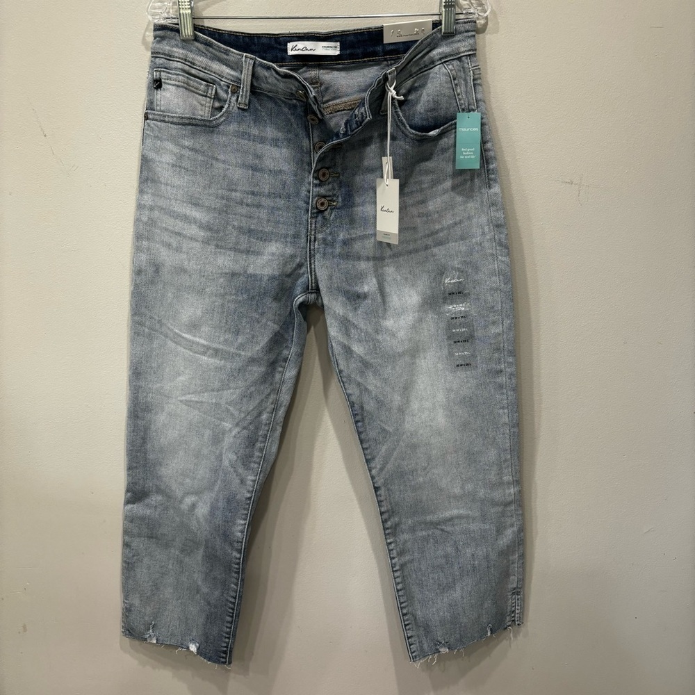Kancan Jeans High Rise Straight Crop Jeans Women’s Size W30xL25 NEW